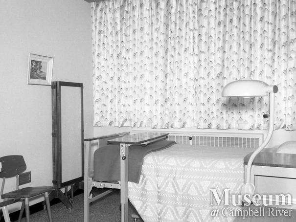 Interior of room at Lourdes Hospital, Campbell River