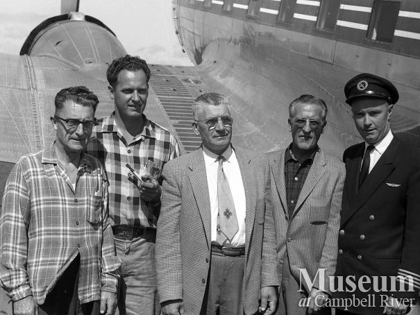 The first commercial landing at Campbell River Airport