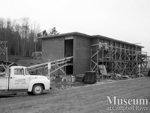 Construction of the Federal Building, Campbell River.