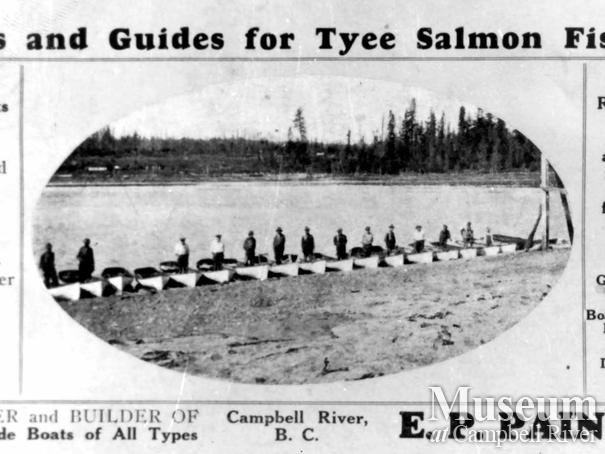 Early advertisement for Painter's Fishing Resort