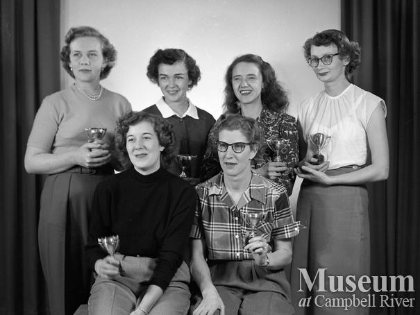 Members of the Campbell River Kinette's Bowling Team
