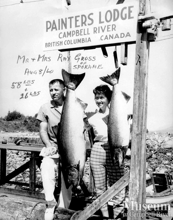 R. Gross with his catch