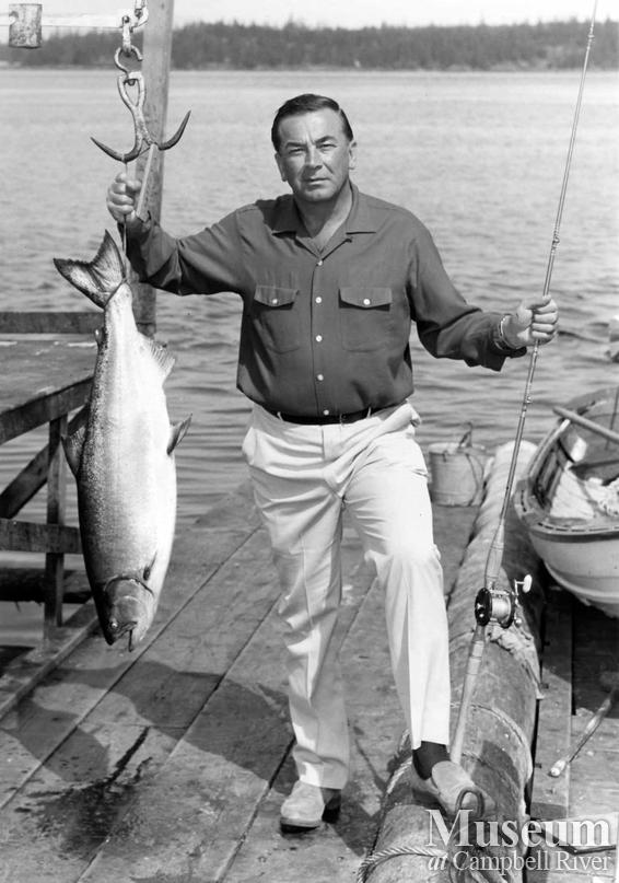 Dr. Singer with his catch