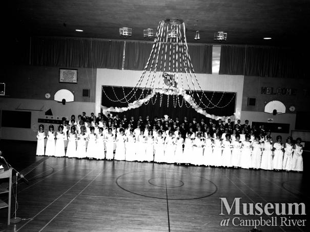 Campbell River Senior High Graduating class, 1955