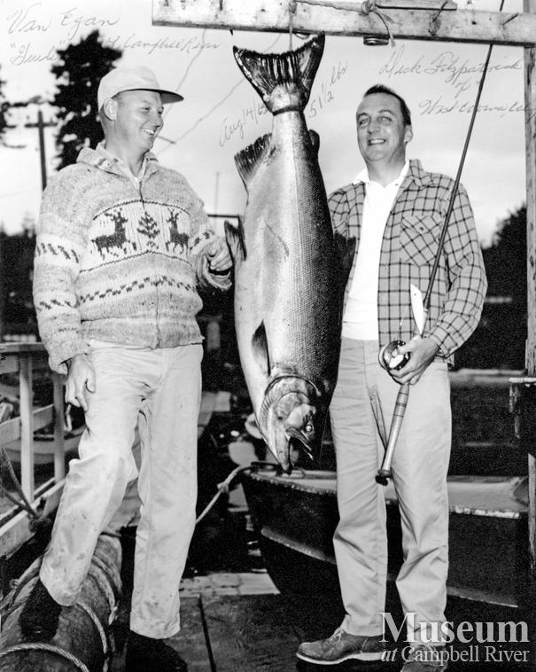 Dick Fitzpatrick, Tyee Man, with catch