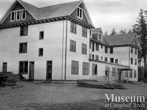 The third Willows Hotel under construction, Campbell River