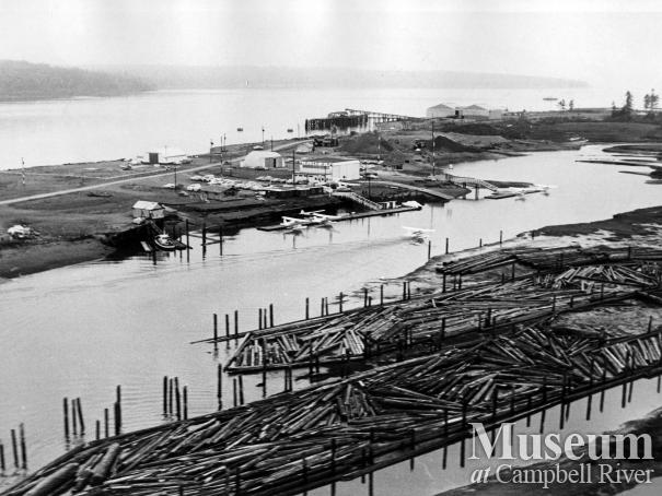 View of the Tyee Spit, 1968.