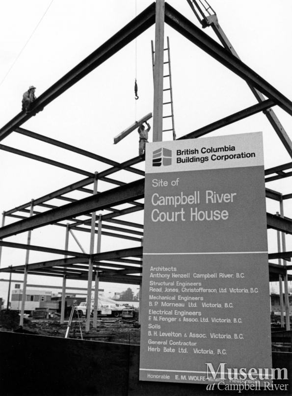 Construction of the Campbell River Court House