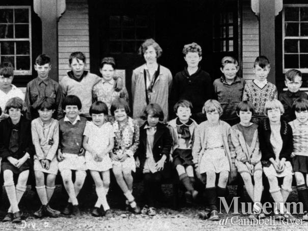 Campbell River Public School class photo, 1930 Div. 2