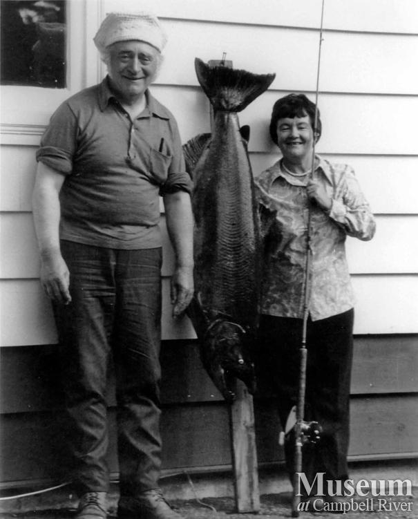 Dr. Richard and Mary Murphy with their catch