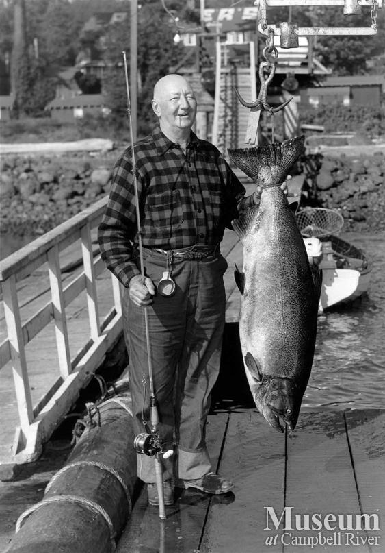 Mr. Hess with his catch