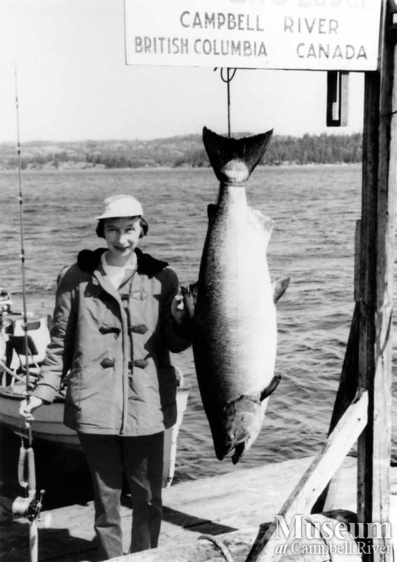 Ivy McDonald with her catch