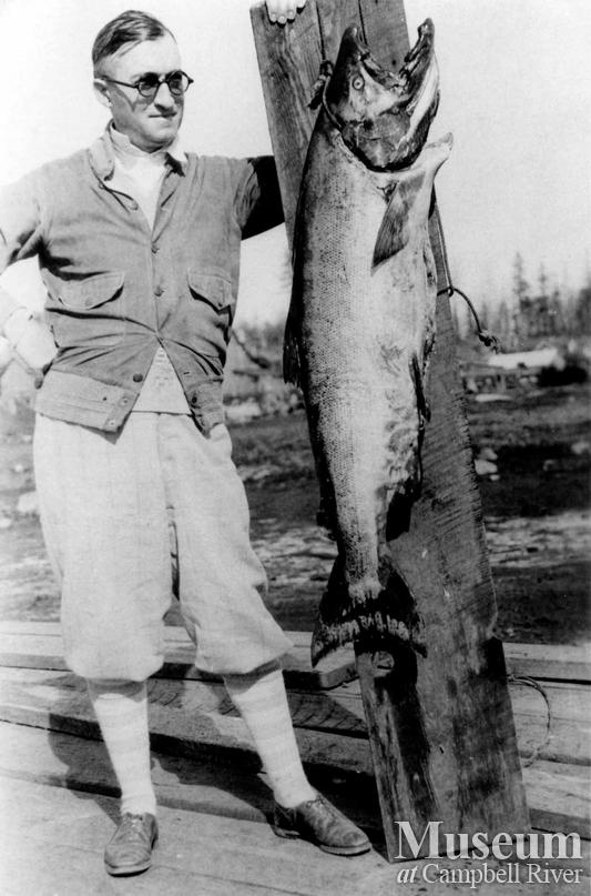 Unknown angler with fish