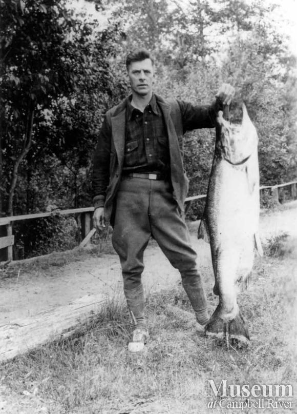 Mr. Thulin with fish