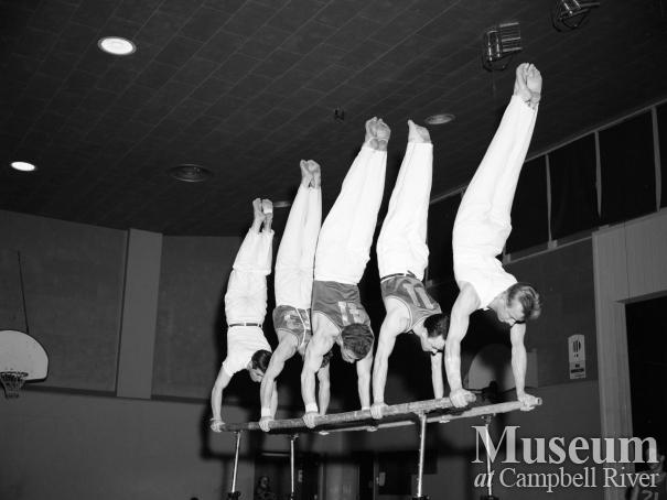CR Recreation Association event Gym Circus, 1957